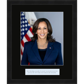 The First: Kamala Harris (Black Frame)