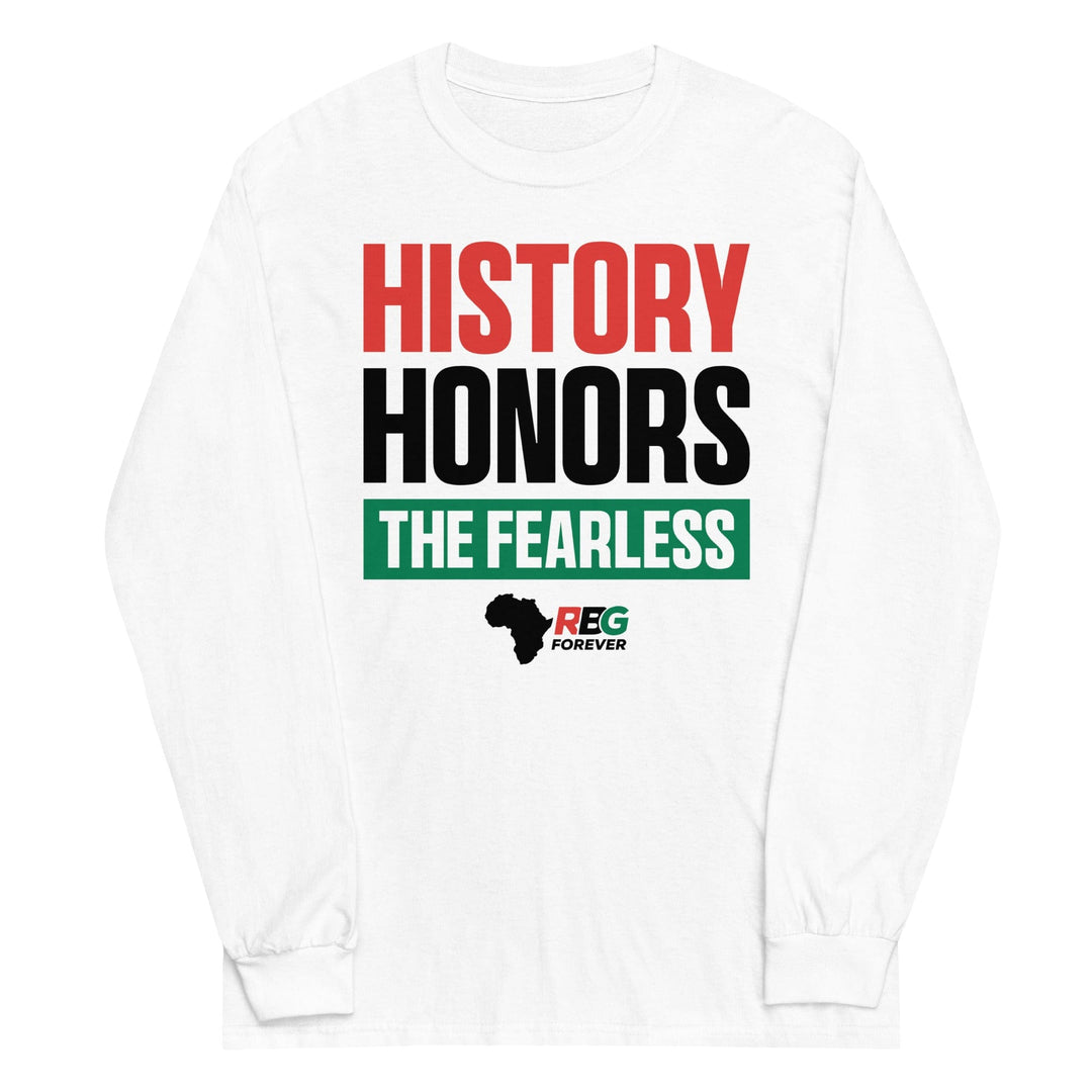 History Honors the Fearless Unisex Long Sleeve T-Shirt (Main Image)