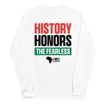 History Honors the Fearless Unisex Long Sleeve T-Shirt (Main Image)