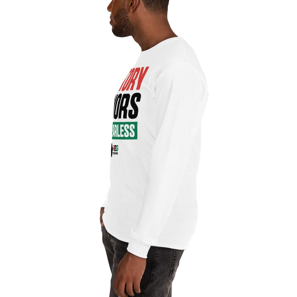 History Honors the Fearless Unisex Long Sleeve T-Shirt (Side View II)