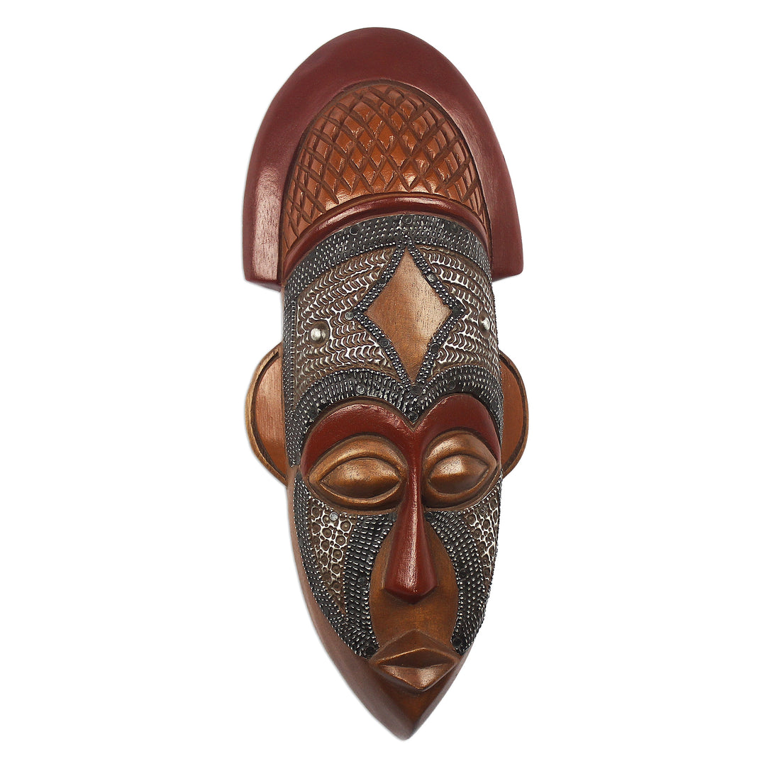 My Protector: Authentic Hand Made African Mask by Victor Dushie (Side)