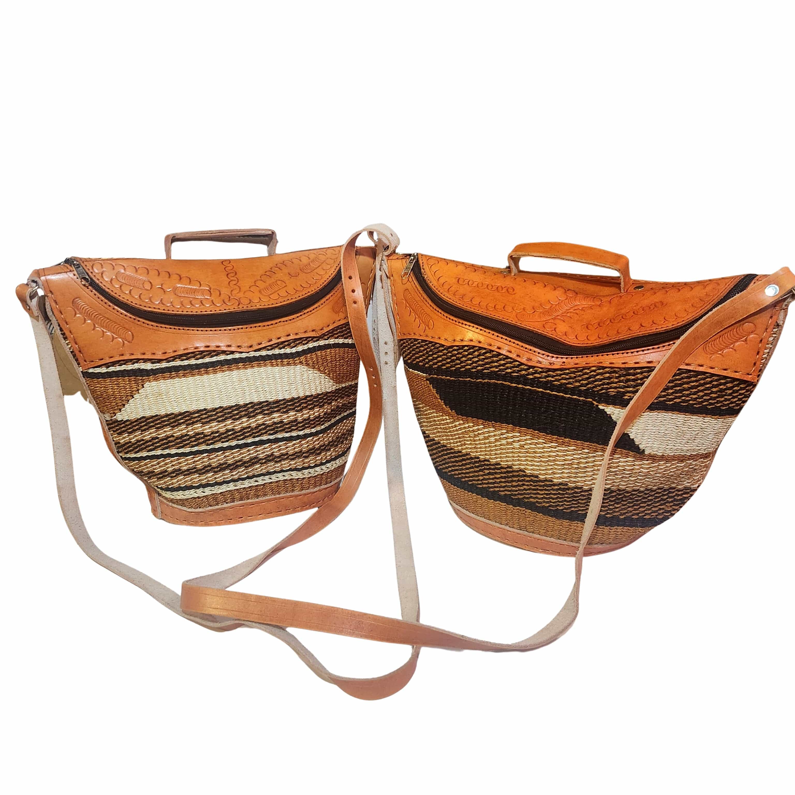 Multicolored, fashion handwoven, sisal, kiondoo basket bag.