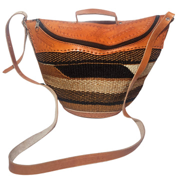 Nasinka: Authentic Handwoven Sisal and Leather Kenyan Kiondo