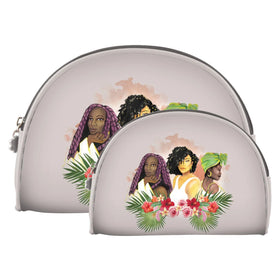 Natural Beauties by African American Expressions: African American Cosmetic Bag Set/Duo