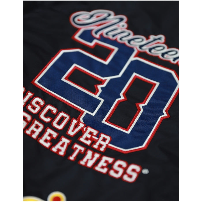 Discover Greatness: Negro Leagues Baseball Commemorative Embroidered Bomber Jacket (Detail 2)