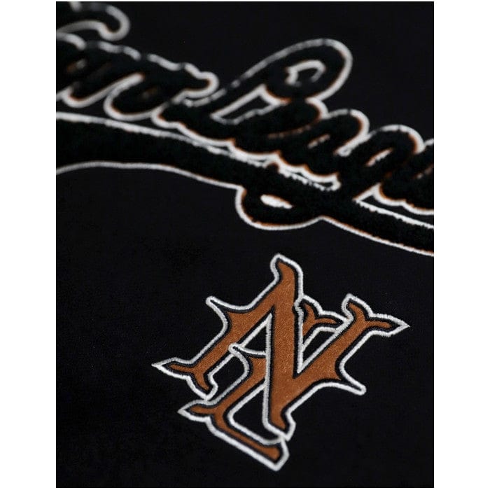 Negro Leagues Baseball Commemorative Hooded Sweatshirt (Black, Front, Detail)