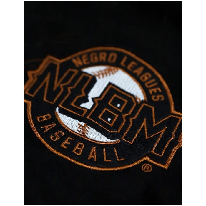 Negro Leagues Baseball Commemorative Hooded Sweatshirt (Black, Sleeve, Detail)