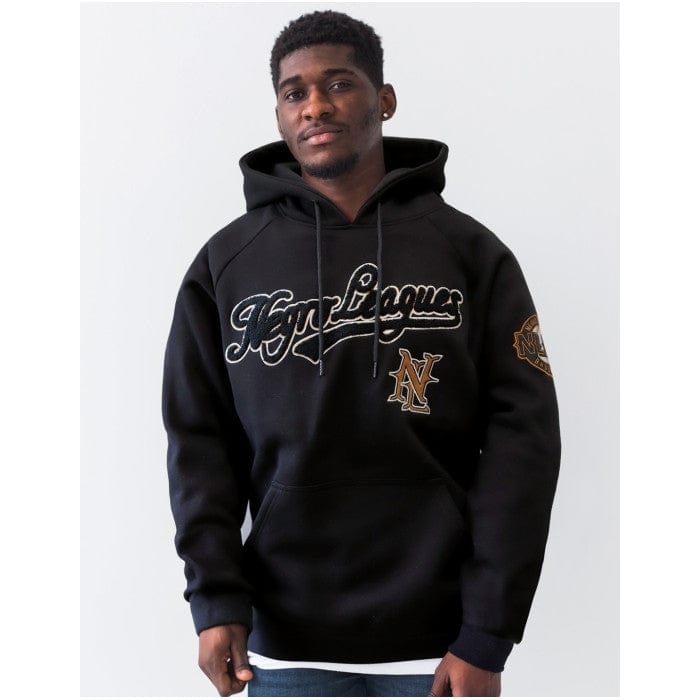 Negro Leagues Baseball Commemorative Hooded Sweatshirt (Black, Lifestyle)