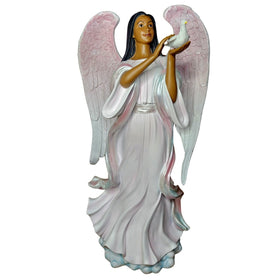 Peace on Earth: African American Angelic Figurine