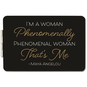 Phenomenal Woman (Maya Angelou): African American Compact/Pocket Mirror