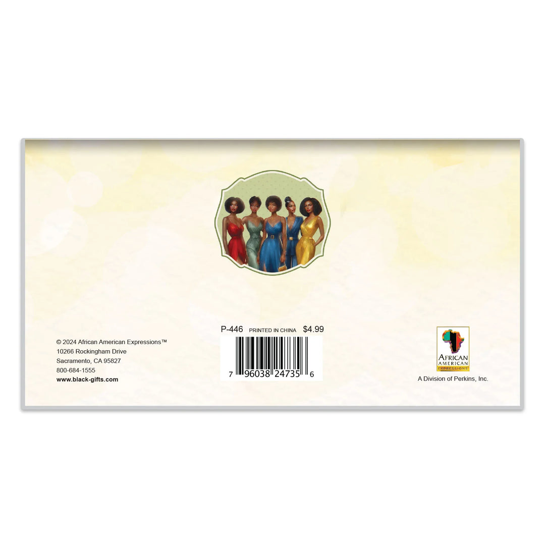 Phenomenal Women by Sara Myles: 2025-2026 African American Two Year Pocket Calendar (Rear)