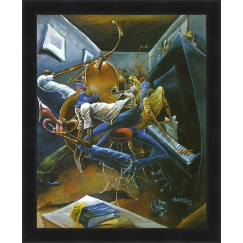 Rent Party by Frank Morrison (Black Frame)