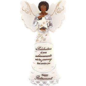 Retirement Angel Figurine: Ebony Elemets Collection by Pavilion Gifts