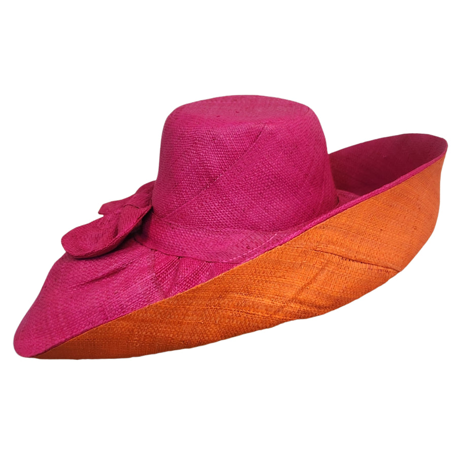 Sharon: Authentic Hand Woven Madagsacar Big Brim Raffia Sun Hat