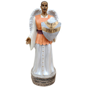 Shield of Faith: African American Angelic Figurine (Armor of the Lord Series)