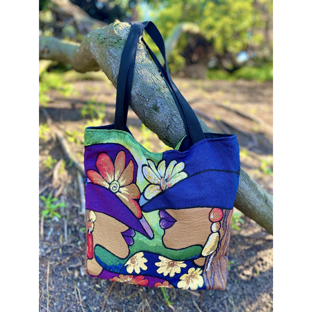 Sister Sunday: African American Woven Tote Bag by Pamela Hills (Lifestyle 6)