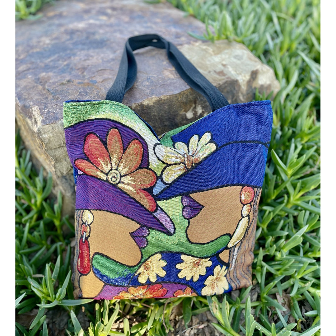 Sister Sunday: African American Woven Tote Bag by Pamela Hills (Lifestyle 3)