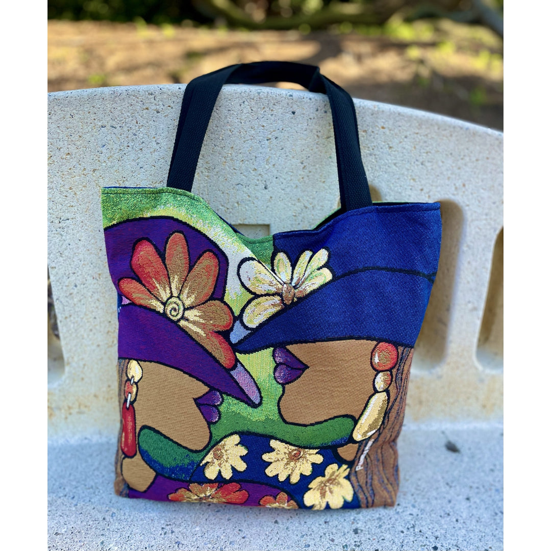 Sister Sunday: African American Woven Tote Bag by Pamela Hills (Lifestyle 5)