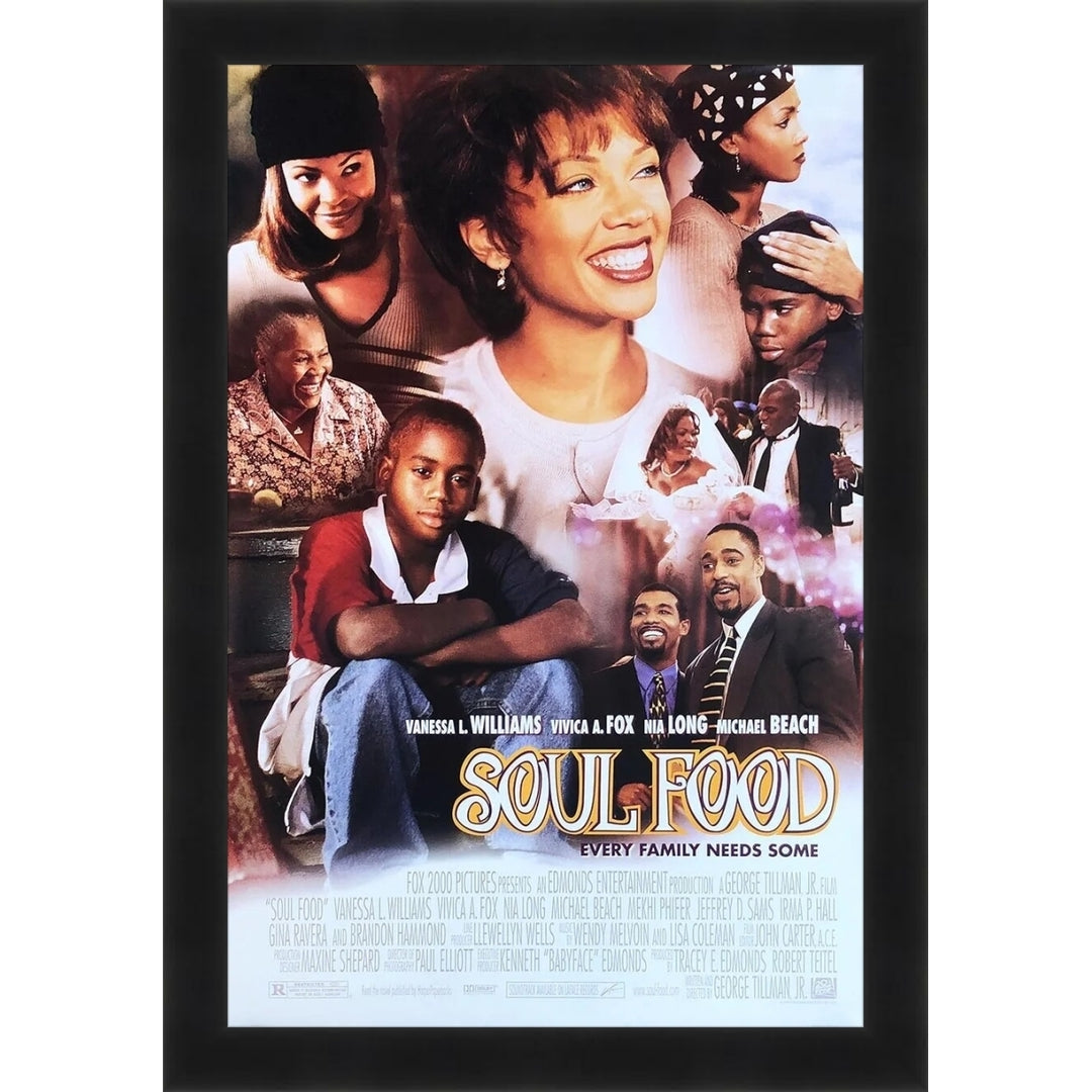 Soul Food: African American Movie Poster (Black Frame)