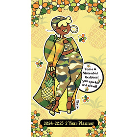 Sparkle and Shine by Kiwi McDowell: Two Year African American Pocket Calendar/Planner (2024-2025)