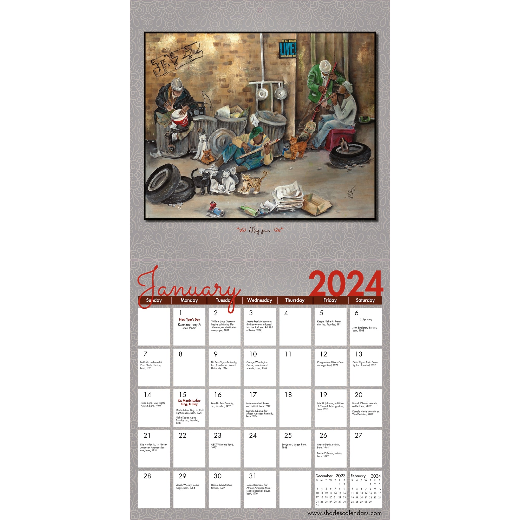 The Art Of Annie Lee 2024 African American Wall Calendar The Black   The Art Of Annie Lee 2024 African American Wall Calendar Inside1 