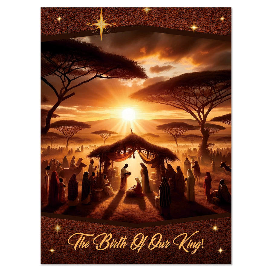 The Birth of Our King: African American Christmas Card Box Set (Front)