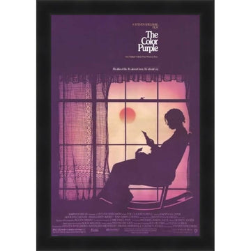 The Color Purple Movie Poster (Black Frame)