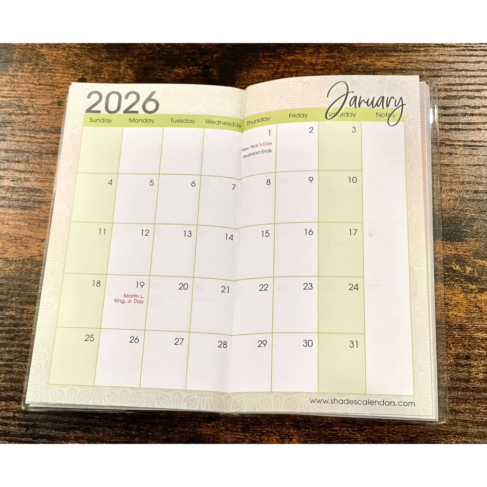 Obama Years: Commemorative Historical African American Two Year Pocket Calendar/Planner 2025-2026 (Calendar View)