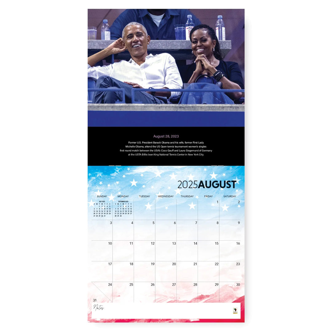 The Obama Legacy: 2025 Black History Commemorative Wall Calendar (Inside)