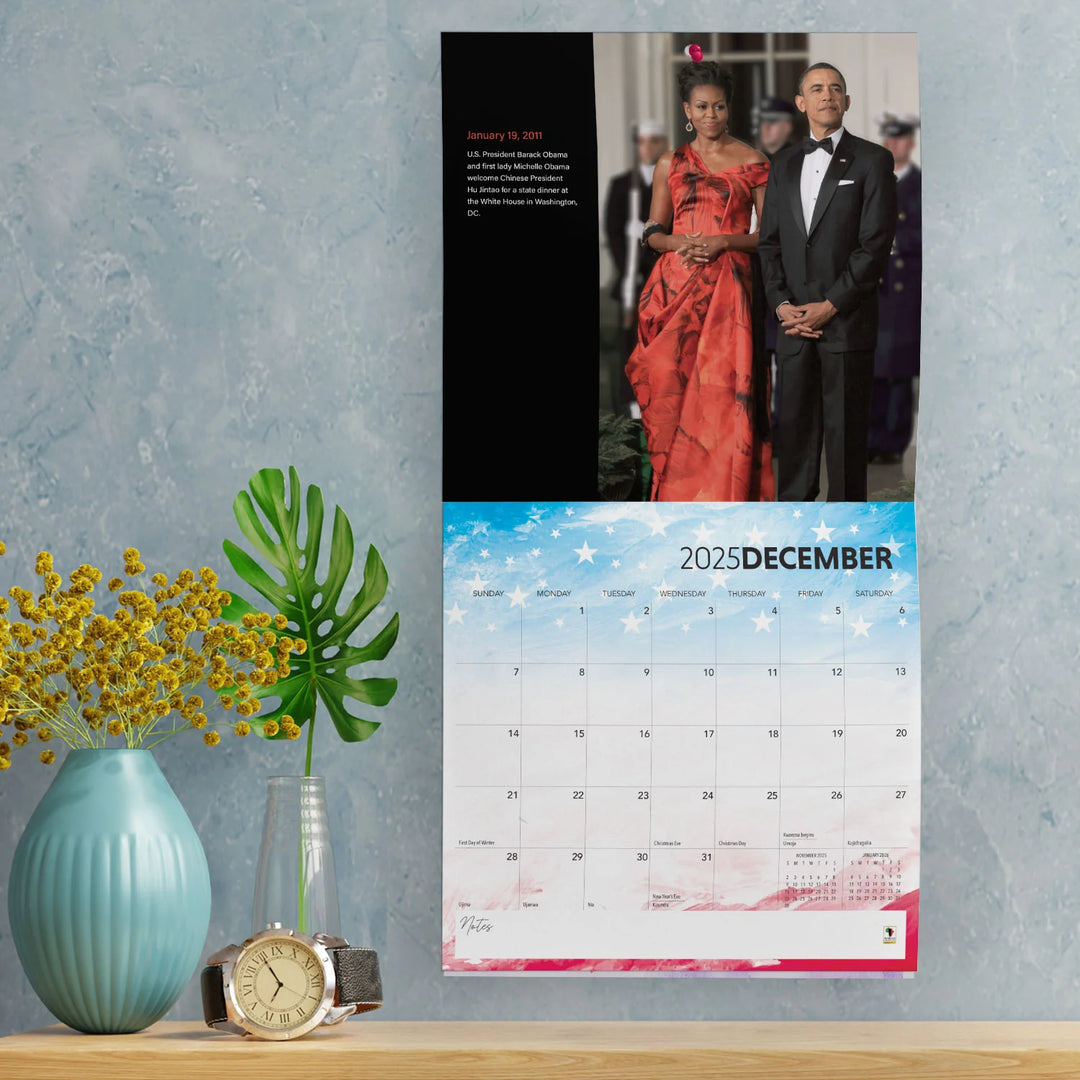 The Obama Legacy: 2025 Black History Commemorative Wall Calendar (Lifestyle)