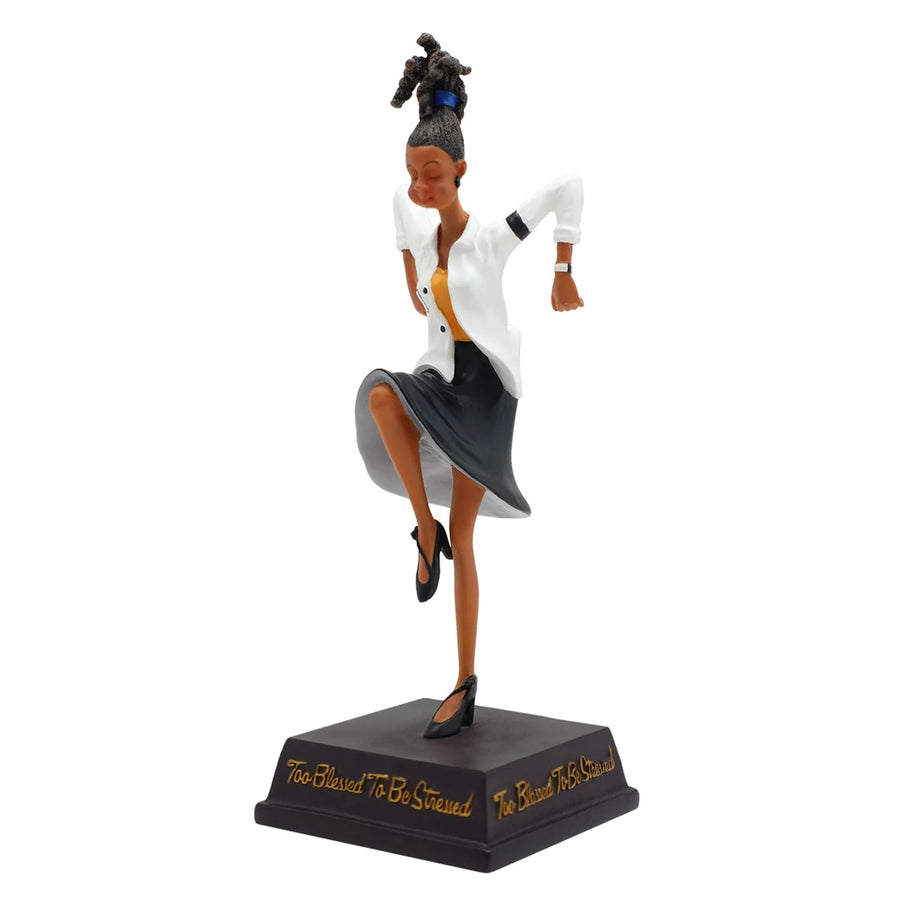 Too Blessed to be Stressed Figurine by Dorothy Allen (Main)