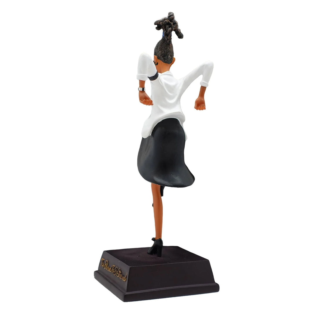 Too Blessed to be Stressed Figurine by Dorothy Allen (Rear 2)