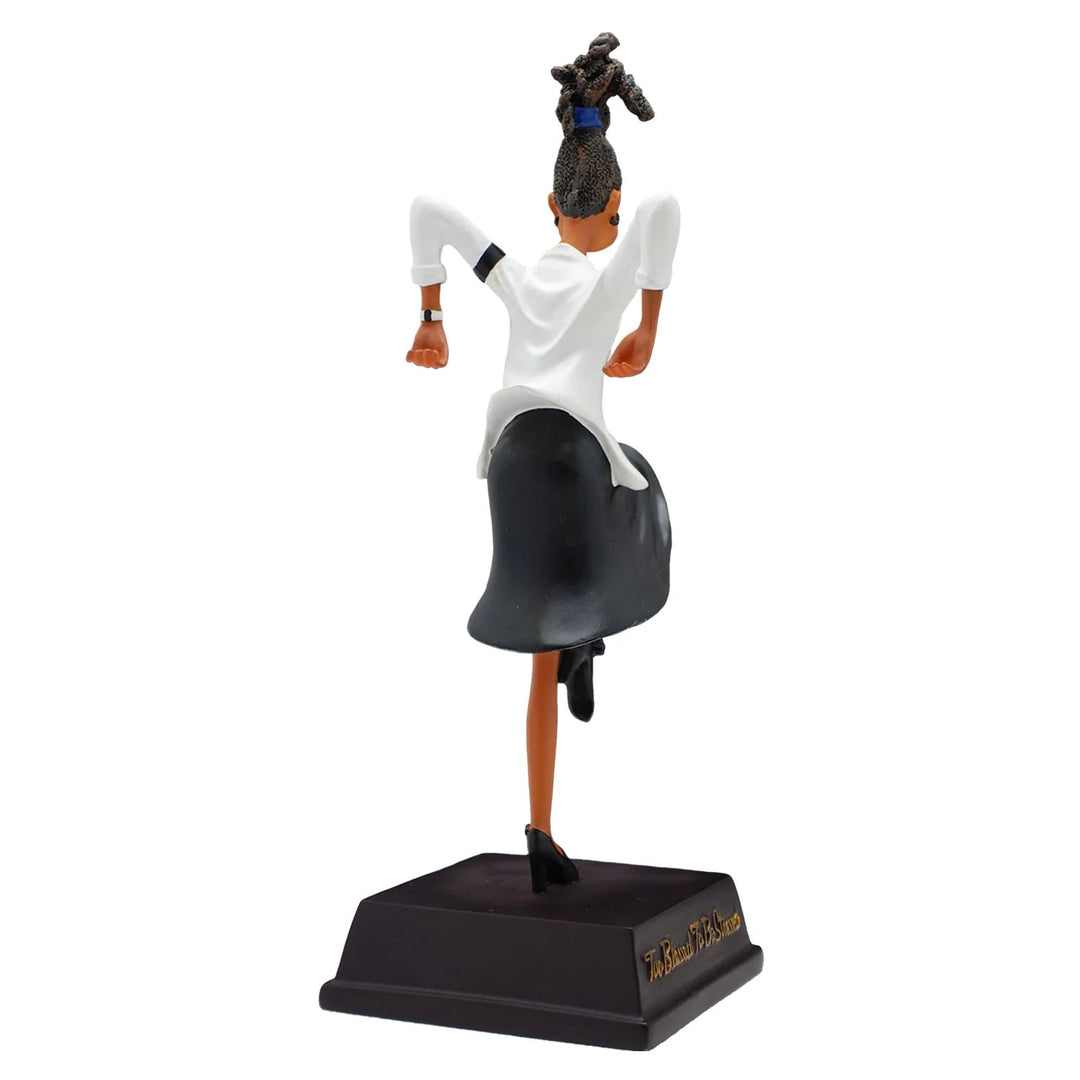 Too Blessed to be Stressed Figurine by Dorothy Allen (Rear)