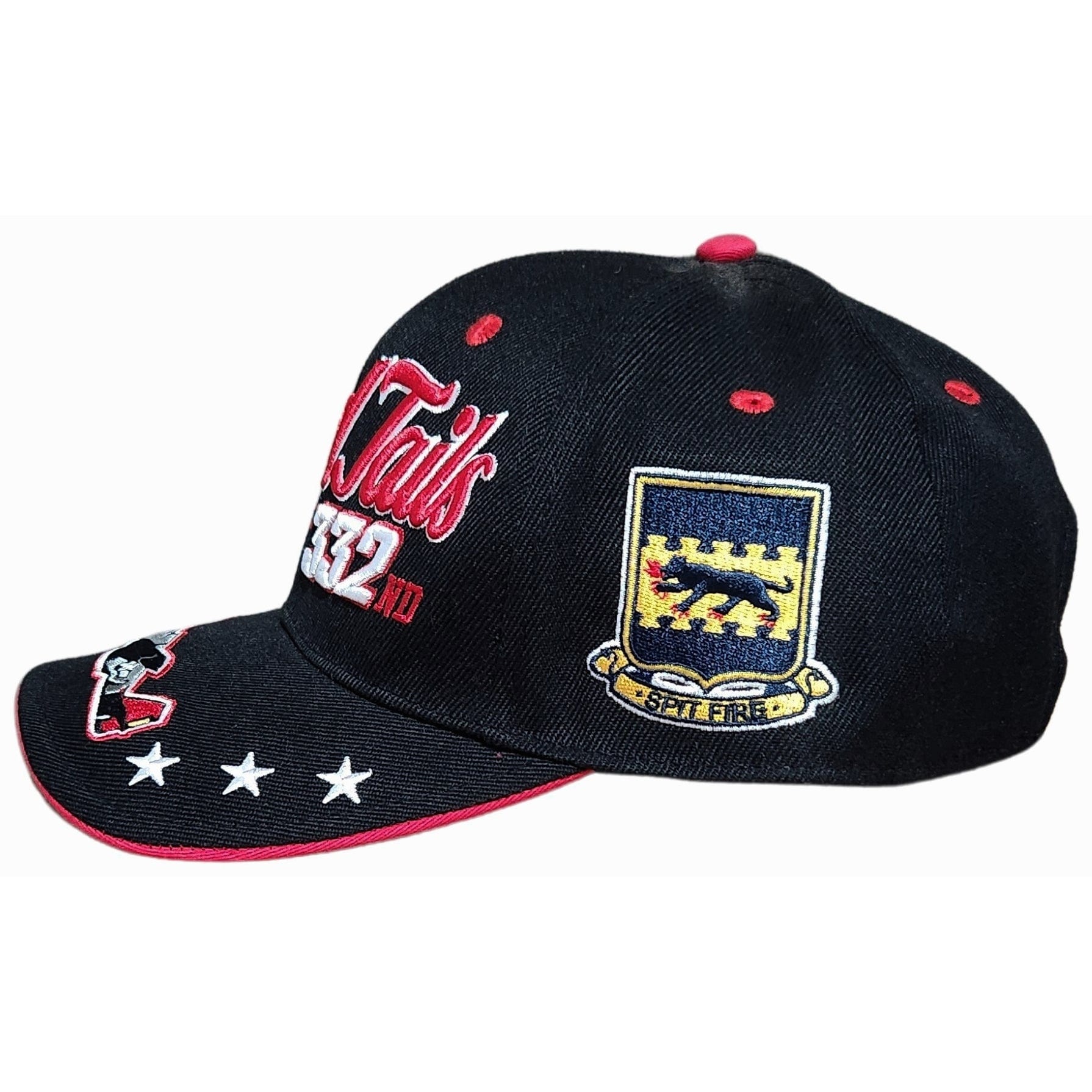 Tuskegee Airmen Red Tails Embroidered Baseball Cap – The Black Art Depot