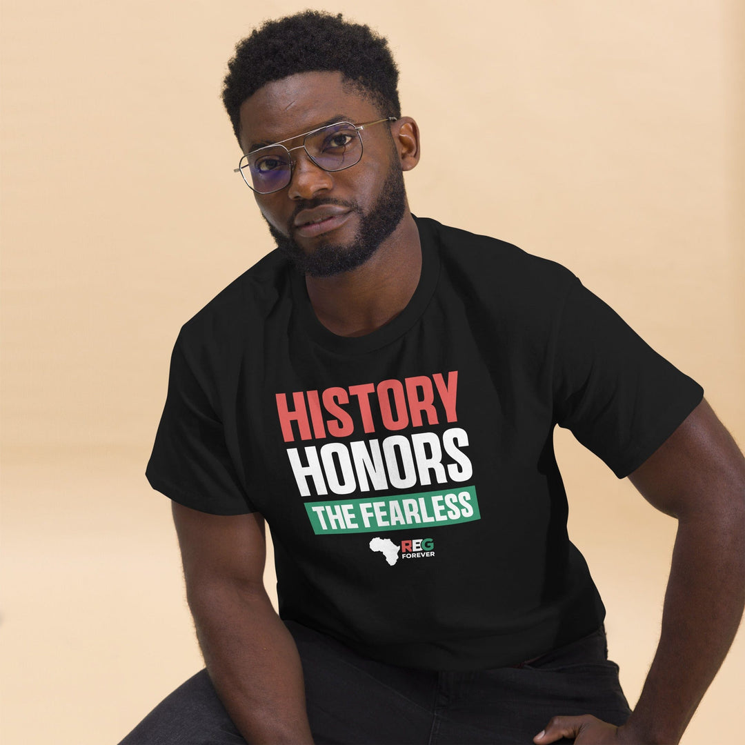 History Honors the Fearless Unisex Short Sleeve T-Shirt II (Mockup Image 4)