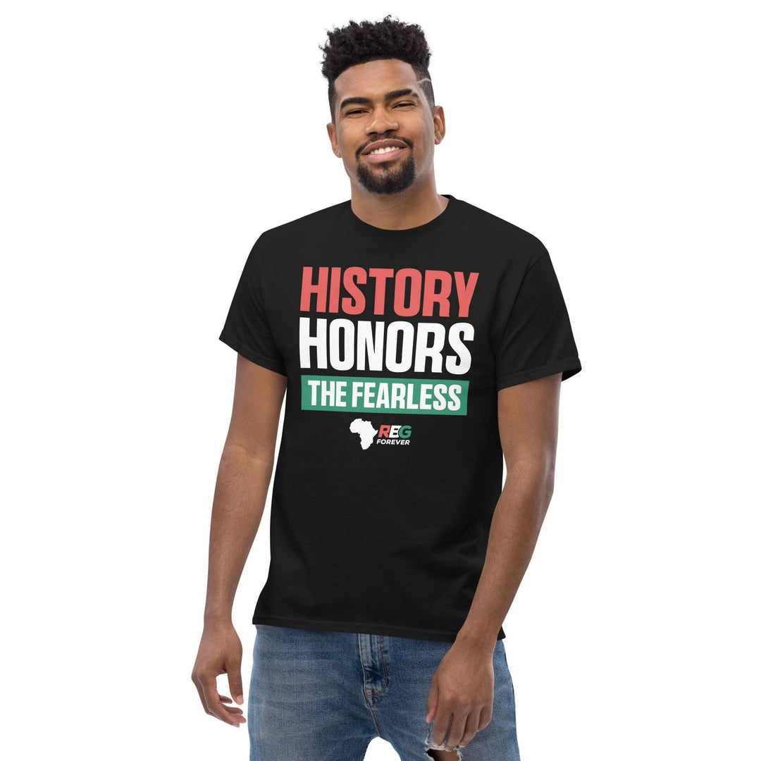 History Honors the Fearless Unisex Short Sleeve T-Shirt II (Mockup Image 7)