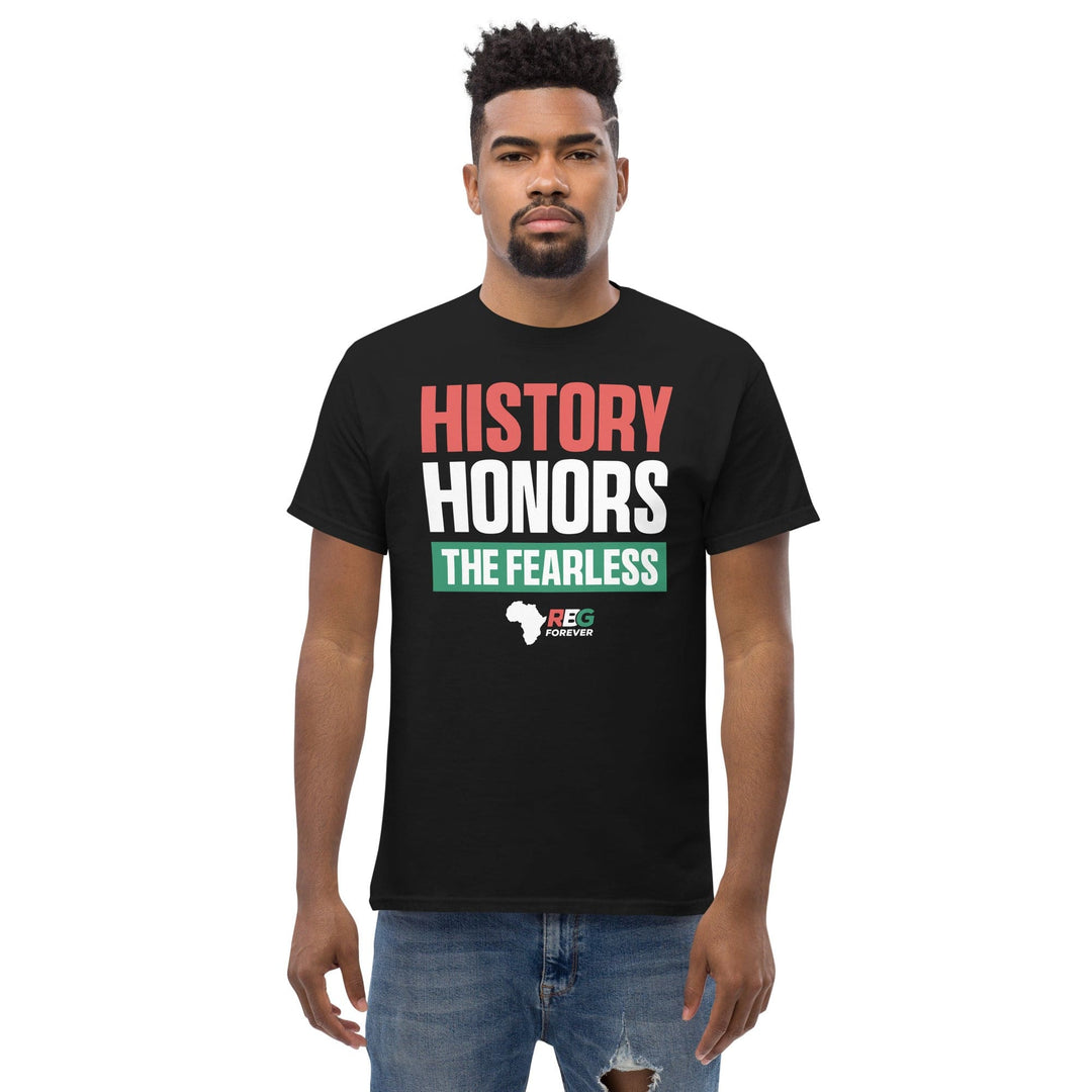 History Honors the Fearless Unisex Short Sleeve T-Shirt II (Mockup Image 8)