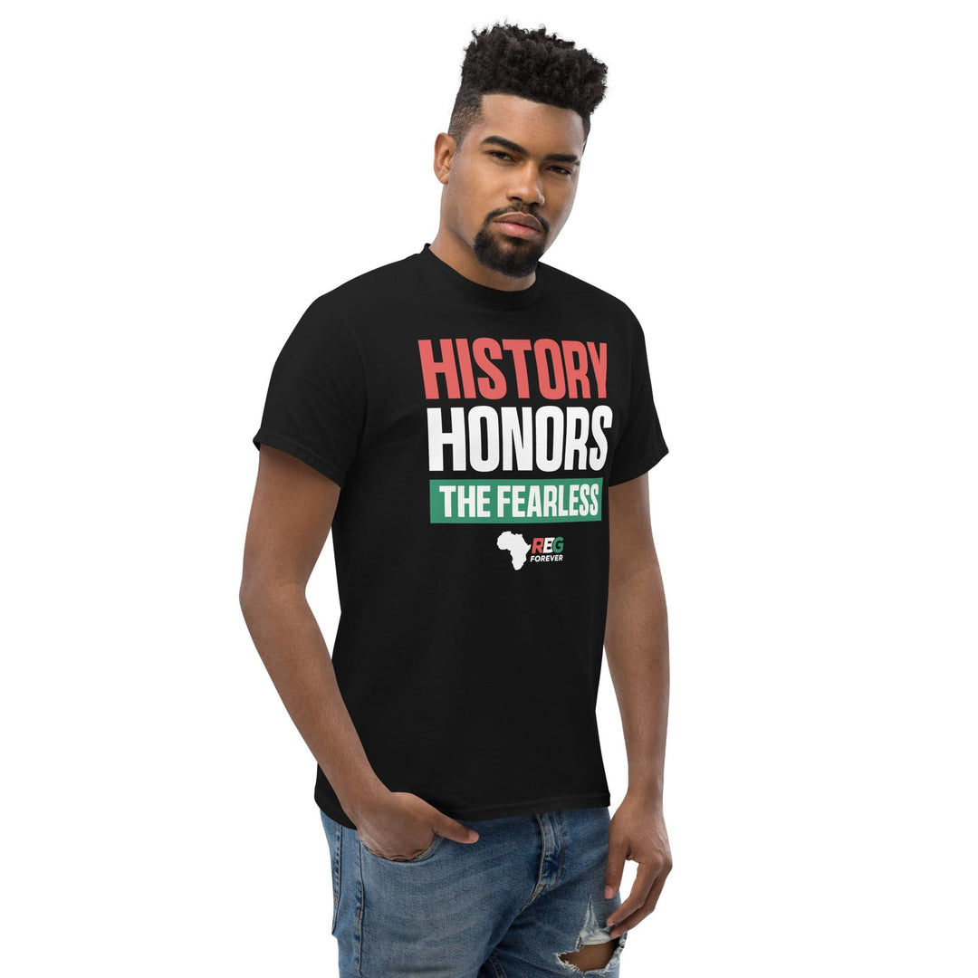 History Honors the Fearless Unisex Short Sleeve T-Shirt II (Mockup Image 1)