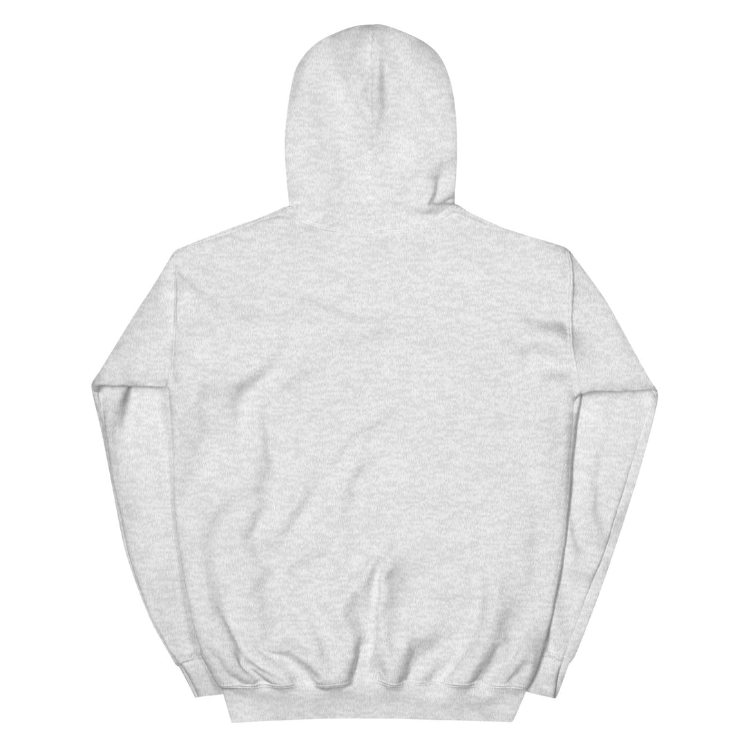 History Honors the Fearless Unisex Hooded Sweatshirt (Ash, Rear)