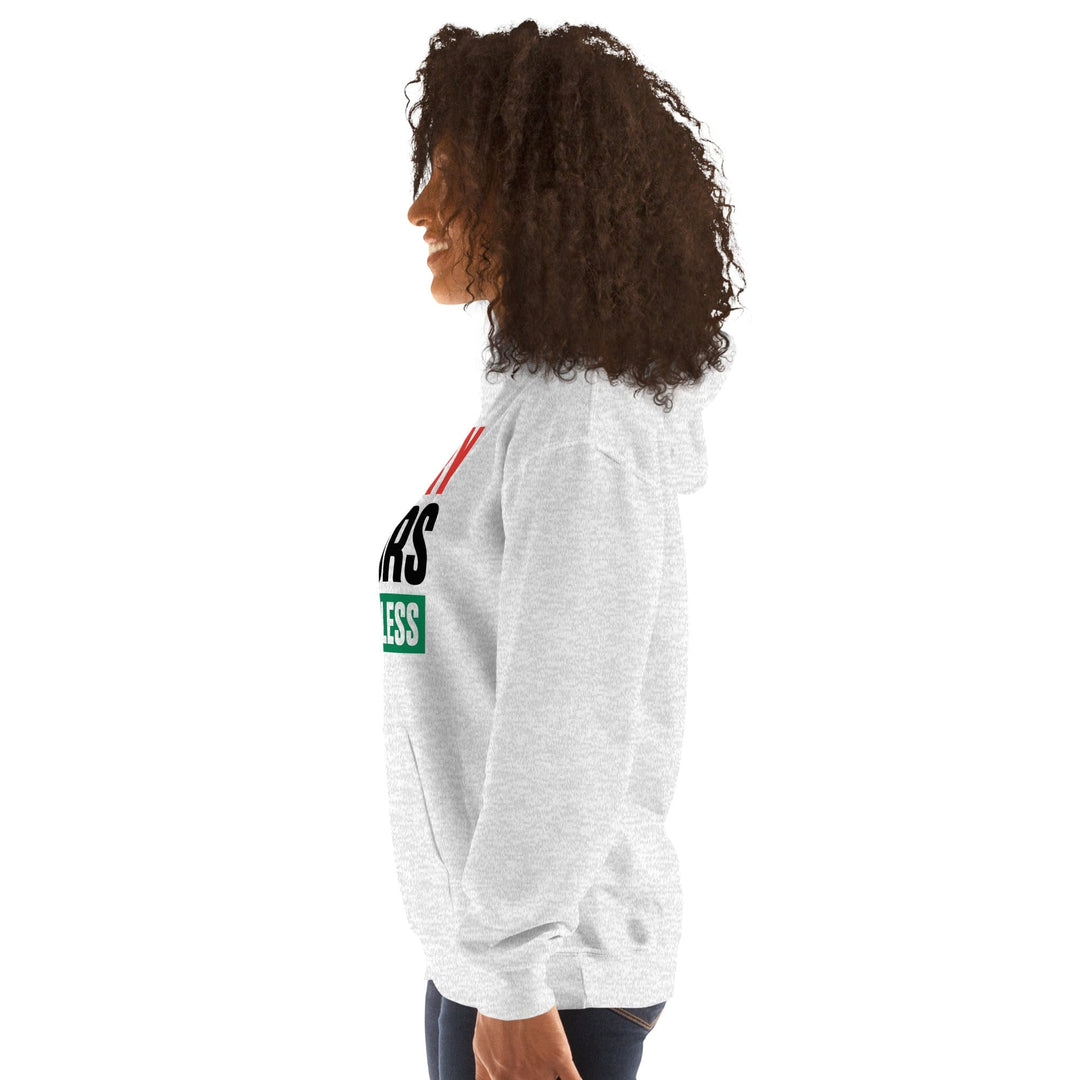 History Honors the Fearless Unisex Hooded Sweatshirt (Ash Mock Up 6)