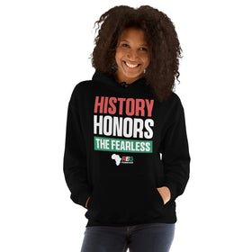 History Honors the Fearless Unisex Hooded Sweatshirt II (Main)