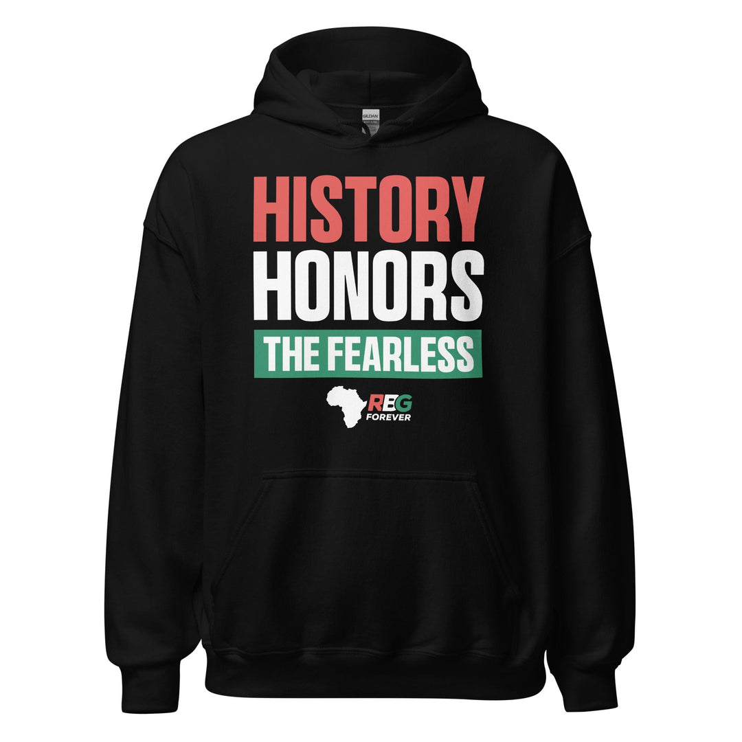 History Honors the Fearless Unisex Hooded Sweatshirt II (Mock Up Image 3)