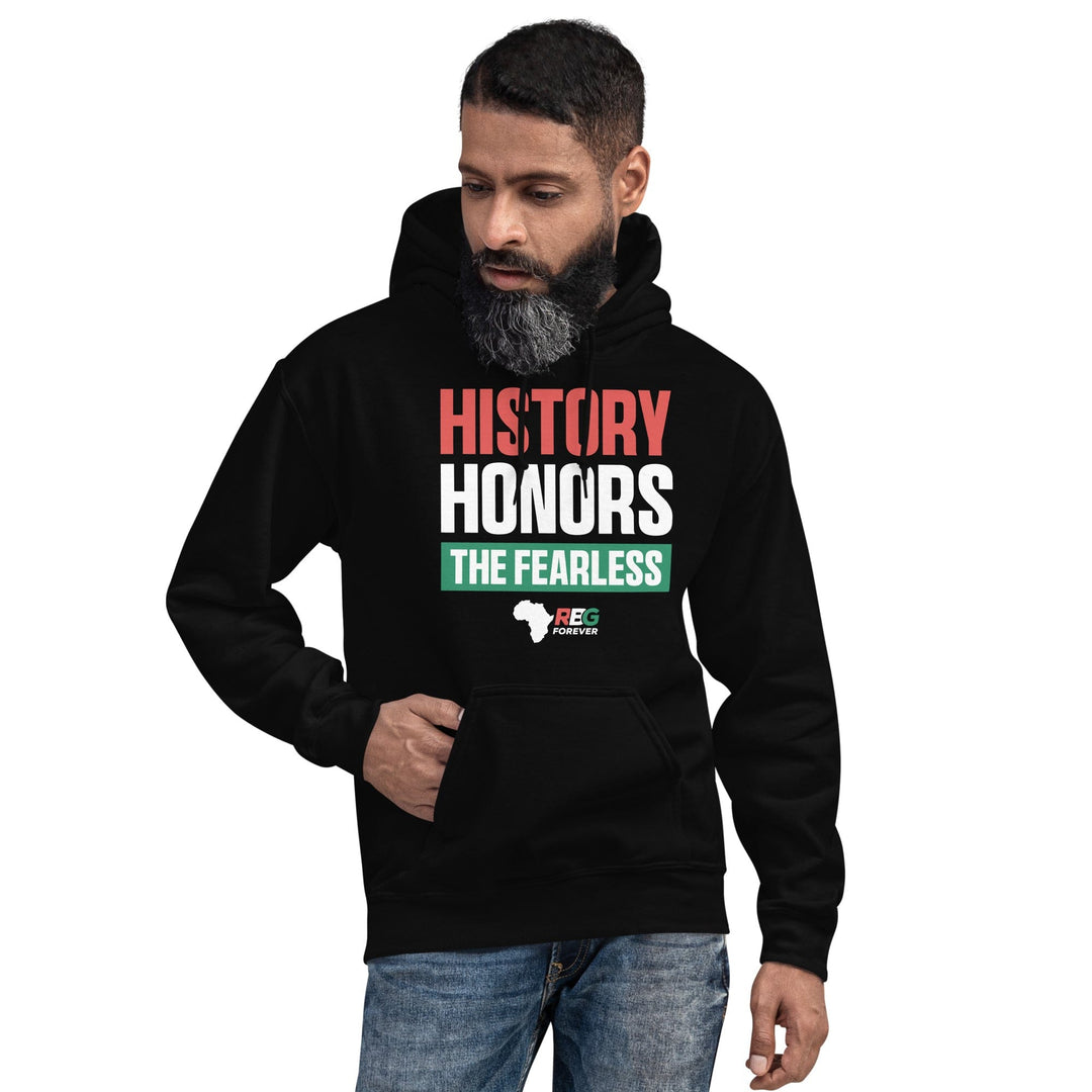 History Honors the Fearless Unisex Hooded Sweatshirt II (Mock Up Image 5)