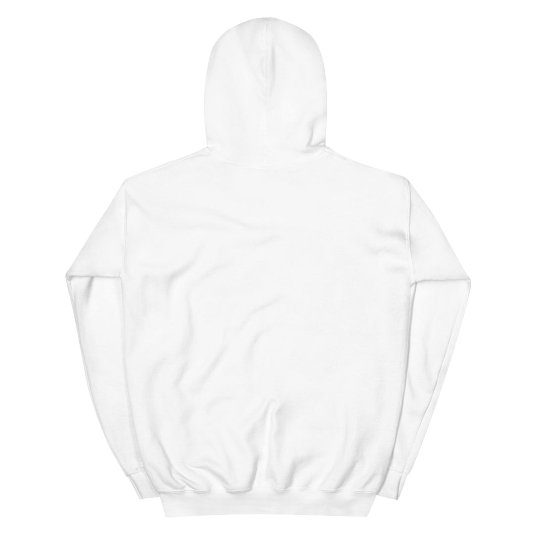 History Honors the Fearless Unisex Hooded Sweatshirt (White, Rear)