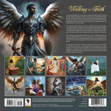 Walking by Faith by Keith Conner: 2025 African American Wall Calendar (Rear)