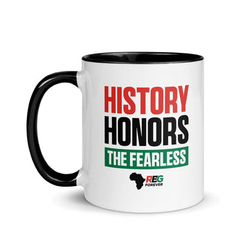 History Honors the Fearless Ceramic Coffee/Tea Mug by RBG Forever (11 ounce, Handle on Left)