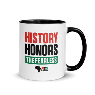 History Honors the Fearless Ceramic Coffee/Tea Mug by RBG Forever (11 ounce, Handle on Right)