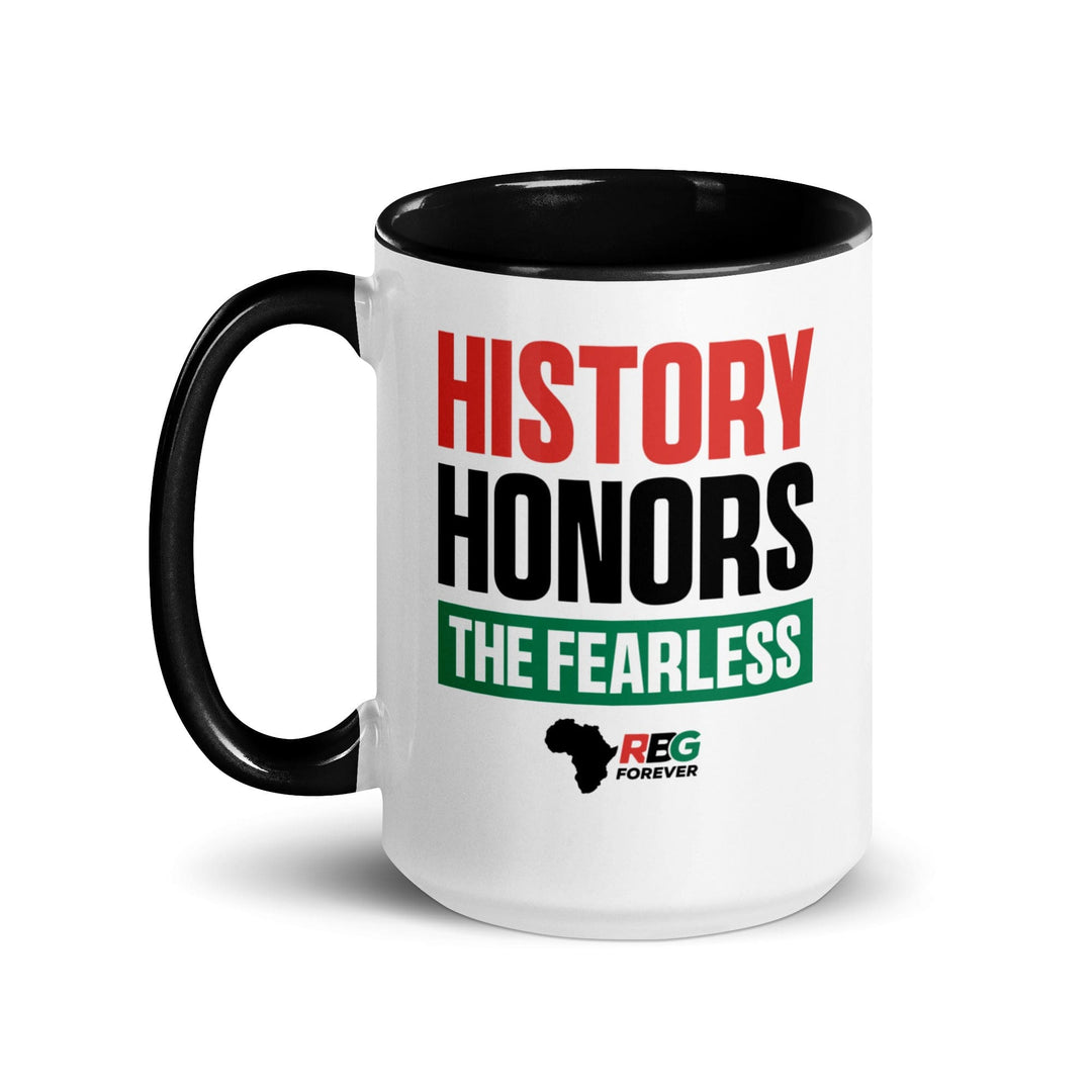 History Honors the Fearless Ceramic Coffee/Tea Mug by RBG Forever (15 ounce, Handle on Left)