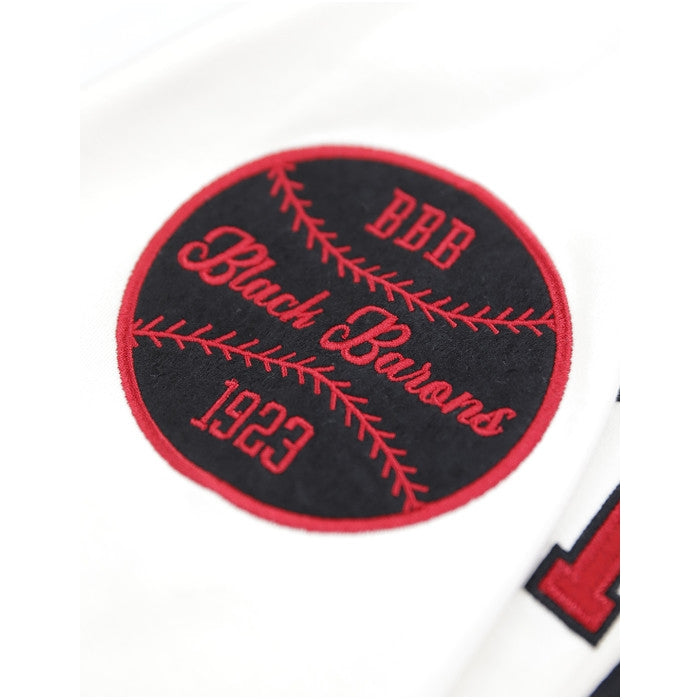 Willie Mays: Birmingham Black Barons Heritage Baseball Jersey (Sleeve Detail)