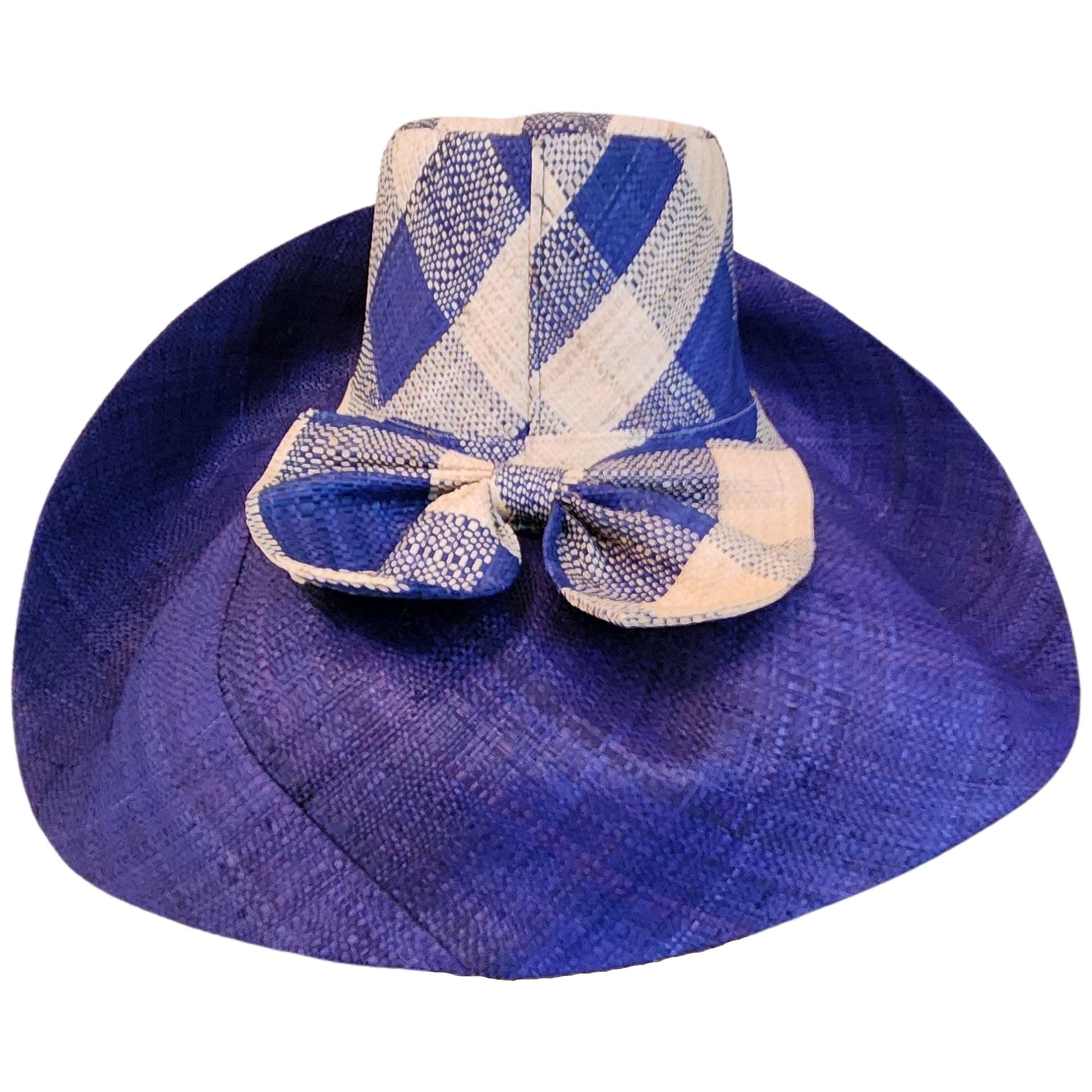 Xaviera: Hand Woven Multi-Color Madagascar Big Brim Raffia Sun Hat ...